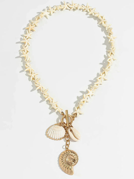 Bohemian Style Pendant Beaded Necklace