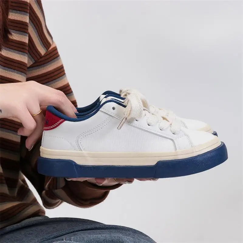 Women Summer Autumn Thick Soled Raised Canvas Shoes Breathable Versatile Student Sport Flats Sneakers Outdoor Trainers Footwe