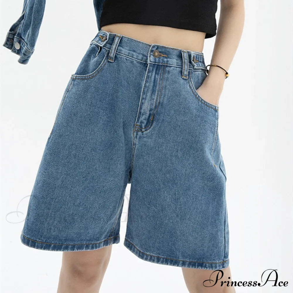 High Baggy Mom Wide Trousers Vintage Jeans Warm-Season Leg Waist Denim Women's Straight Pants