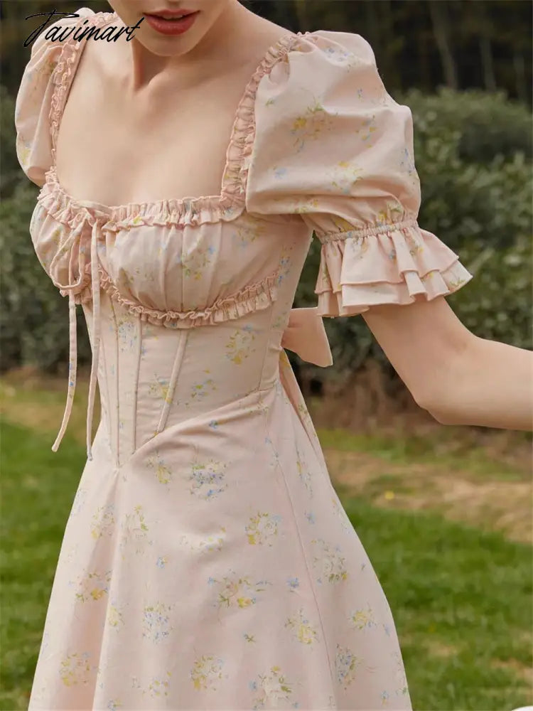 High Quality Women Sleeveless Strap Floral Print Long Dress Holiday Vocation A-line Dress