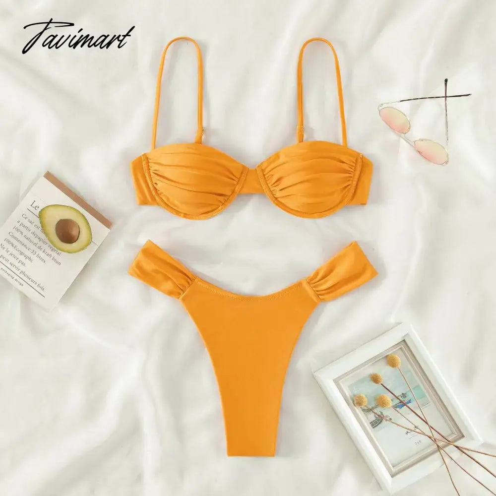 2023 New Sexy Micro Bikini Set Women Solid Push Up Swimsuit Female Fashion Swimwear Beachwear Shiny Bikini Set Biquinis 2 Pieces