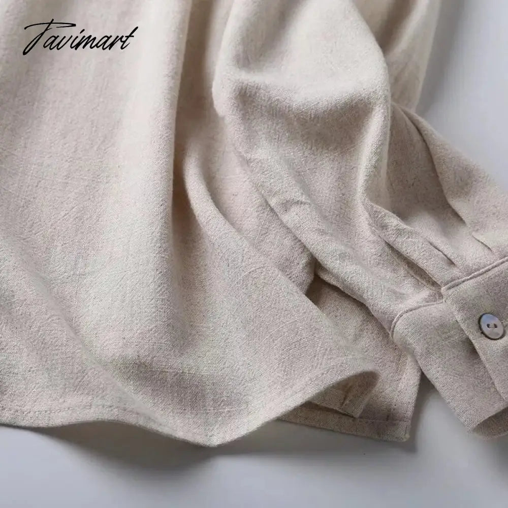 Blusas Mujer De Moda Indie Folk Vintage Bandage Linen Casual Blouse Women England Fashion Simple Shirt Women Tops