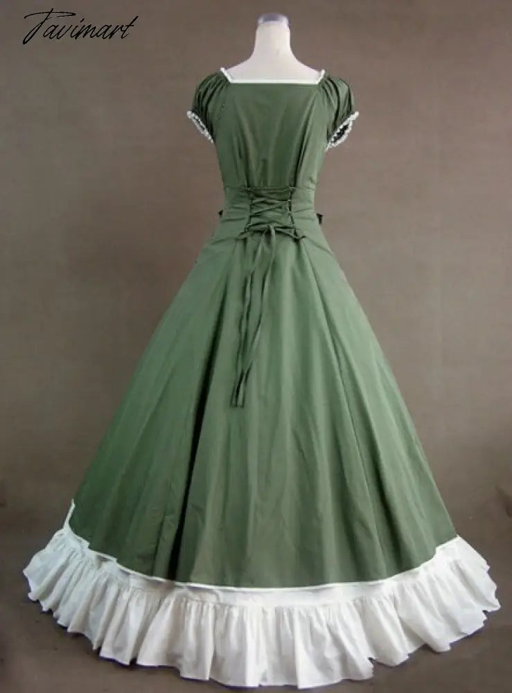 Elegant Ladies Halloween Party Prom Dress Lolita Ball Gown Medieval Renaissance Victorian Gothic Formal Dress Cosplay Costume
