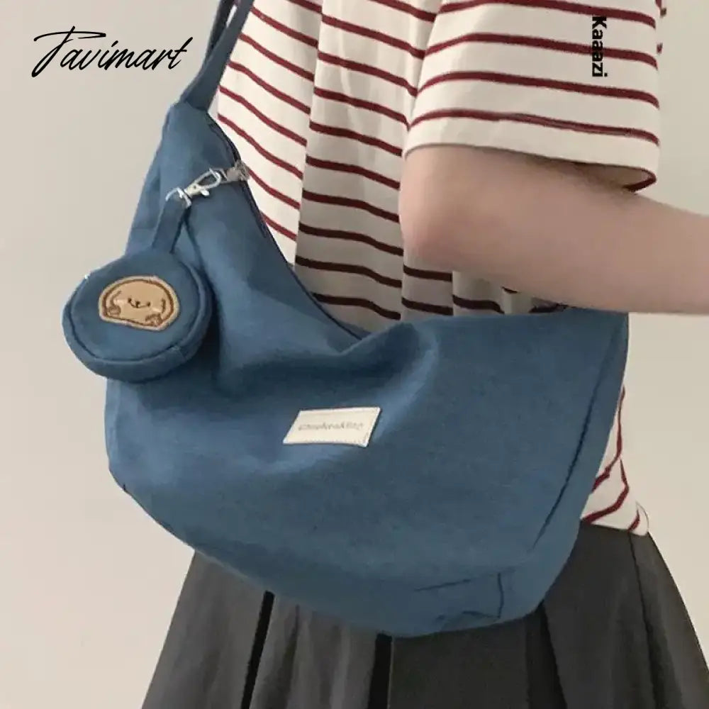 Fashion Underarm Shoulder Designer Bag For Women Canvas Crossbody Bags Large Capacity Dumpling Bags Simple Classy Handbags