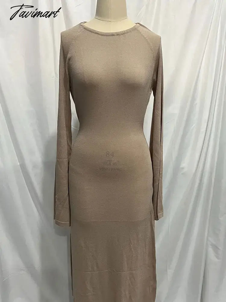 Knit Backless Lace-Up Dress For Women White Sexy Off-Shoulder Beach Holiday High Waist Casual Dress Knitwear Loose Dress