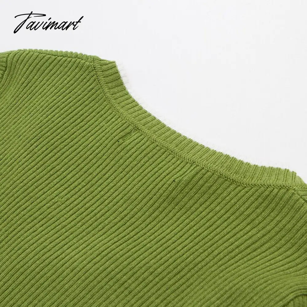 Korean fashion cropped sweater vintage clothes v neck sweater long sleeve crop top knitted vintage sweaters for women fashion