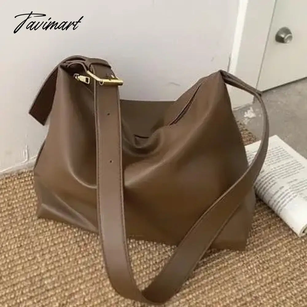 Large Capacity Solid Color Shoulder Bag For Women Luxury Designer Pu Leather New Crossbody Bags Casuals Fashion Handbags