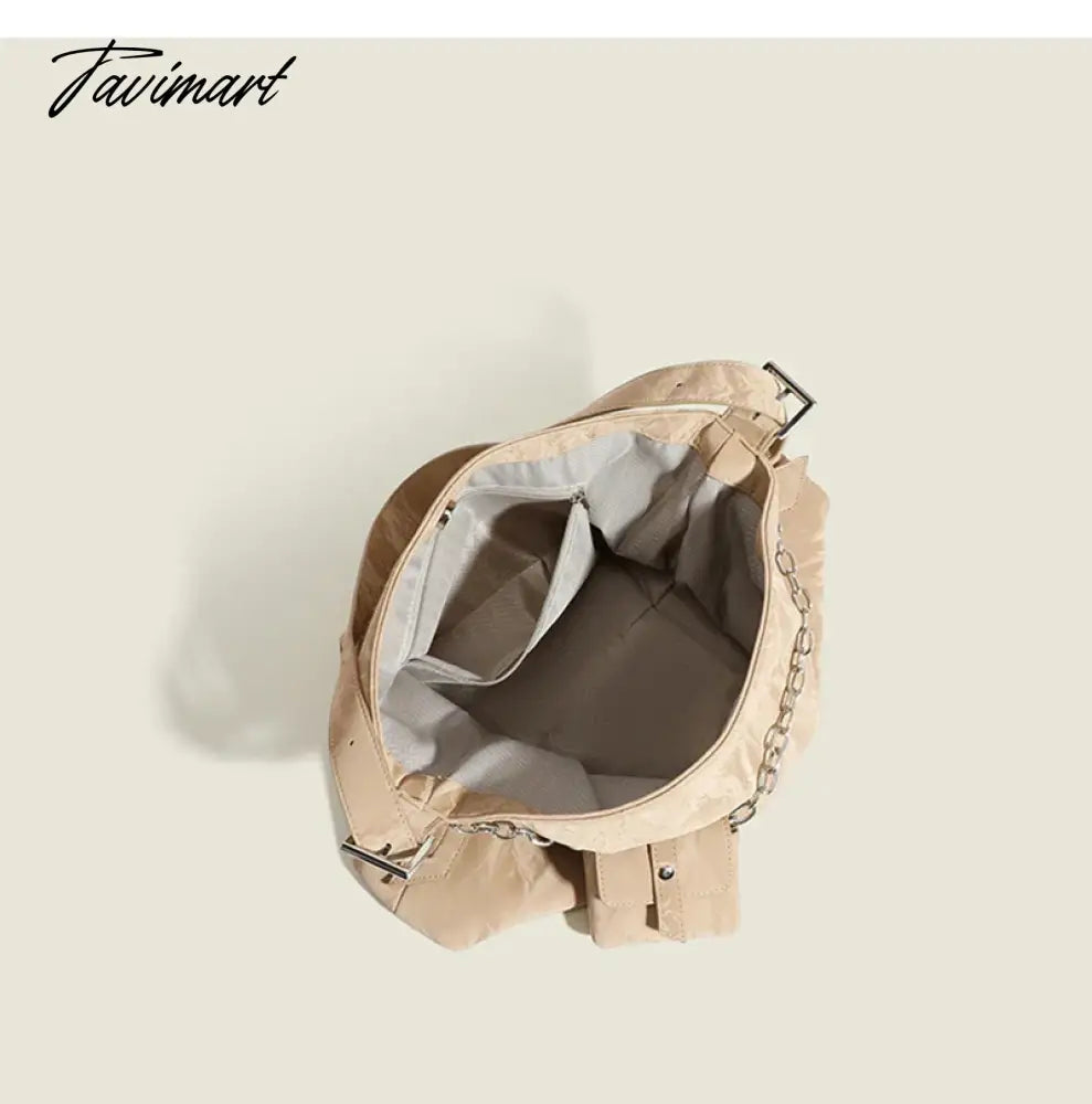 Large Capacity Women's Chain Messenger Bags Retro Female Tote Shoulder Bag Vintage Design Underarm Bag