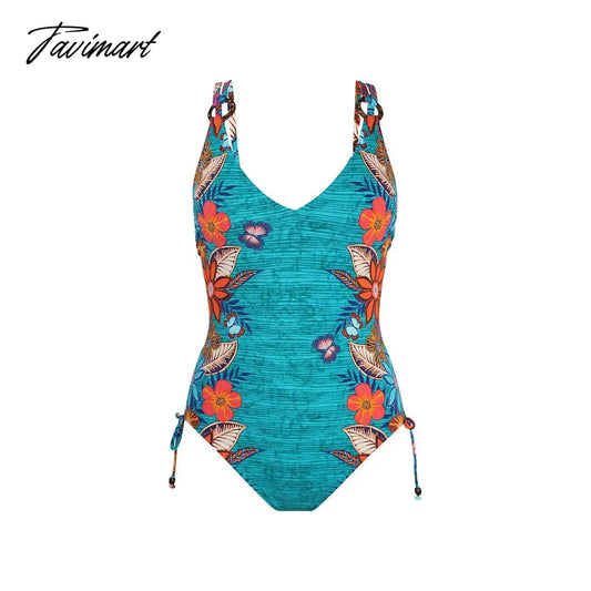 Printed Backless Fashion One Piece Swimsuit And Cover Up Backless Floral Tie Dye Lace Stripe Cutout Tight Triangle Micro Bikini