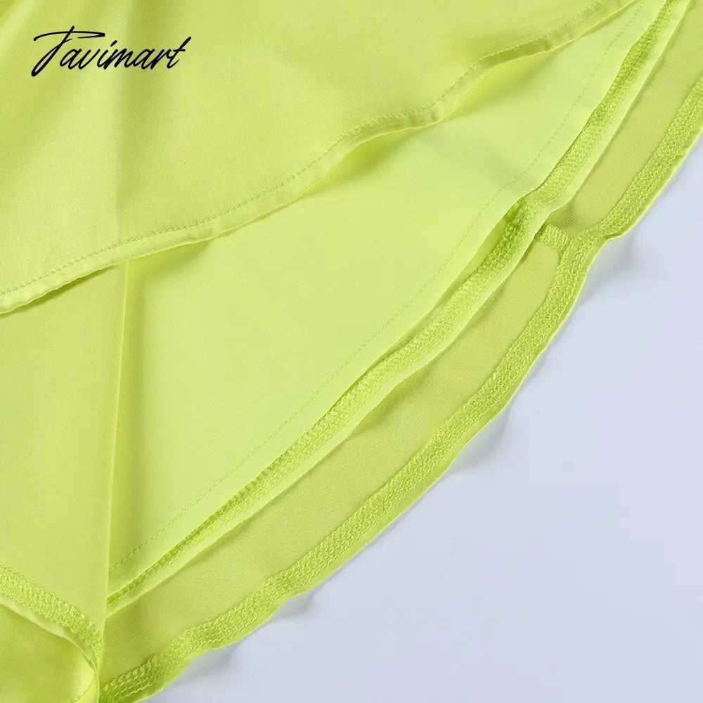 Sexy Summer Spaghetti Straps A Line Satin Mini Dresses for Women Elegant Backless Bandage Bodycon Club Party Dress Clothes