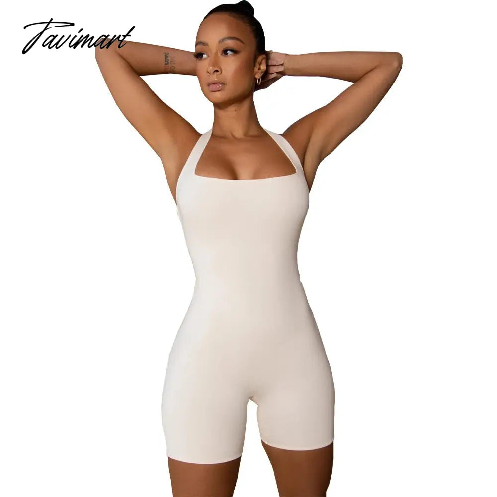 Stylish Spring Summer Women'S Large High Elastic Tight Fashion Leisure Shaping Fitness Short Yoga Pants Women'S Tights Jumpsuit