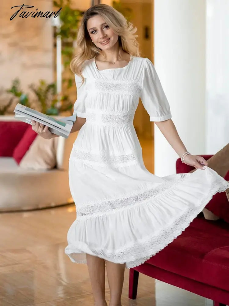 Vintage Short Sleeve Hollow Lace Chiffon Maxi Dress Sexy Bodycon Beach Dress Elegant Long Evening Dresses For Women Summer