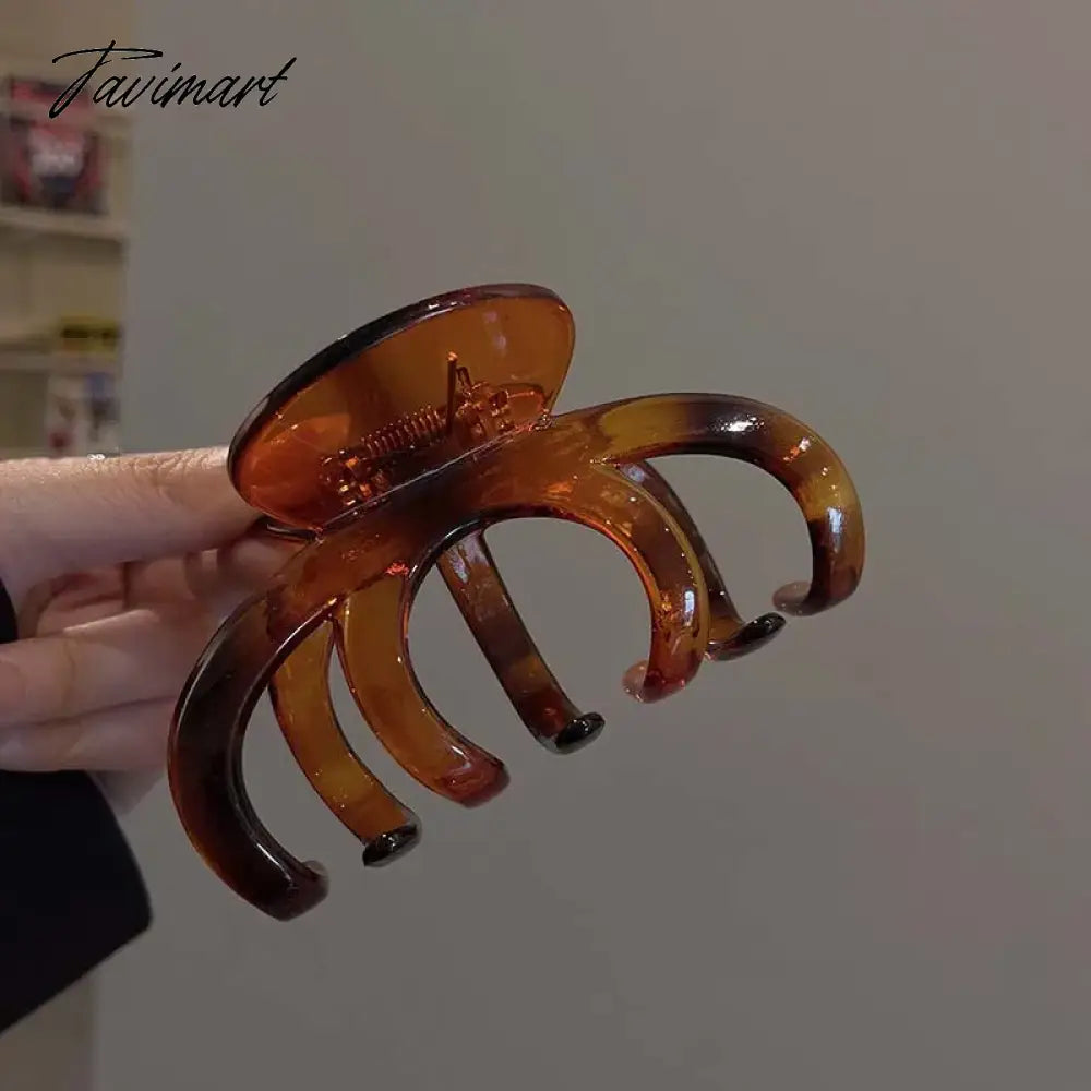 Women Fashion Large Claw Hair Clip Korean Simple Acrylic Hairgrips Shark Clip Clamp Hairpins for Girls Hair Accessories Headwear