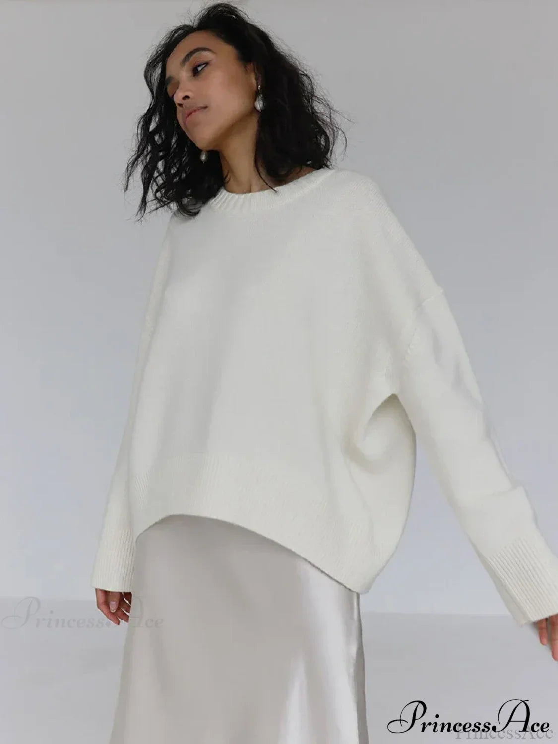 Vintage Casual Cozy Stylish Autumnal Streetwear Warm Long Sleeve Sweater