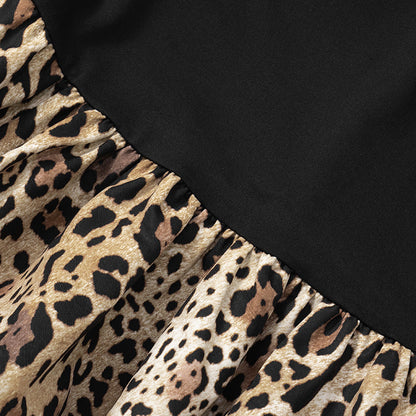 Strapless Print Bubble Hem Mini Dress