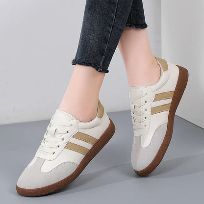 2024 Women Sneakers Fashion Shoes Spring Trend Casual Flats Female New Fashion Comfort White Vulcanized Platform Shoes for Wo