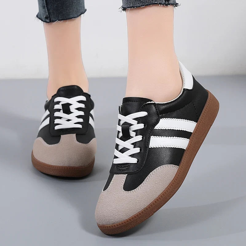 2024 Women Sneakers Fashion Shoes Spring Trend Casual Flats Female New Fashion Comfort White Vulcanized Platform Shoes for Wo