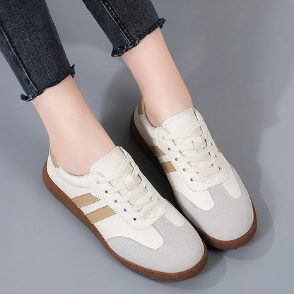 2024 Women Sneakers Fashion Shoes Spring Trend Casual Flats Female New Fashion Comfort White Vulcanized Platform Shoes for Wo