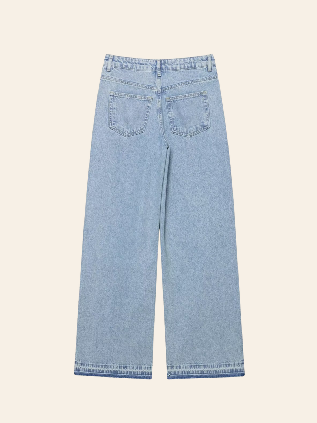 Anaisha Crochet Patch Wide-Leg Jeans