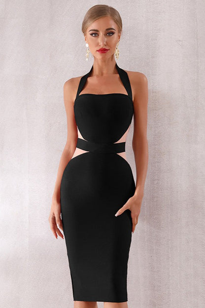 Strapless Lace Solid Burgundy Backless Cocktail Dress