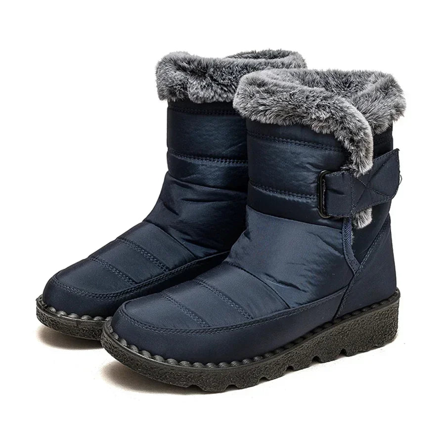 Boots Women Snow Plush Shoes Woman Platform Women's Boots Flat Keep Warm Women Shoes Casual Plus Size Winter Boots Botas Muje