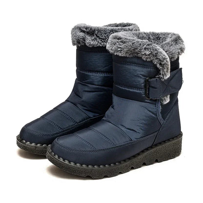 Boots Women Snow Plush Shoes Woman Platform Women's Boots Flat Keep Warm Women Shoes Casual Plus Size Winter Boots Botas Muje