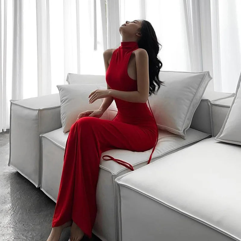 Elegant Off Shoulder High Waist Slim Long Red Luxury Evening Party Dress
