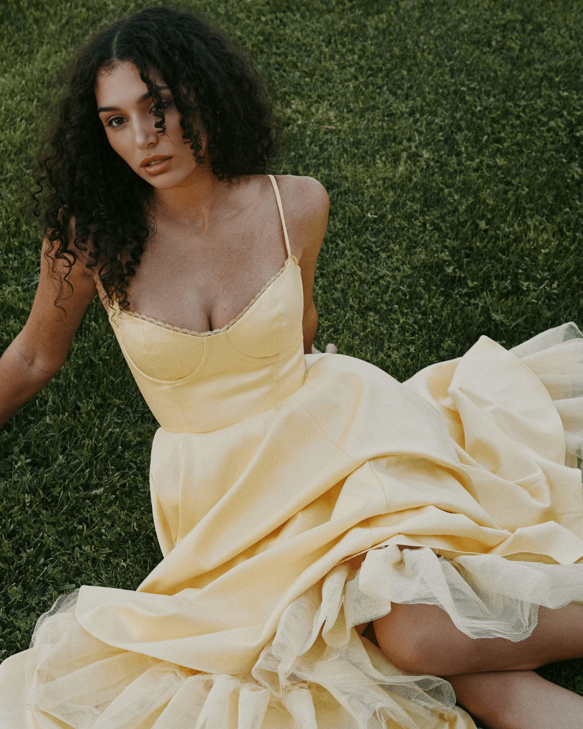 Sweetheart Corset Spaghetti Strap Pleated Fit and Flare Midi Dress