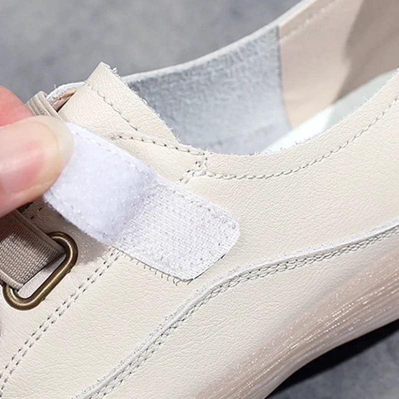 Genuine Leather Slip On Women Flats Moccasins Women's Loafers Spring Autumn Ladies Shoes Casual Shoes For Woman Sneakers WSH4