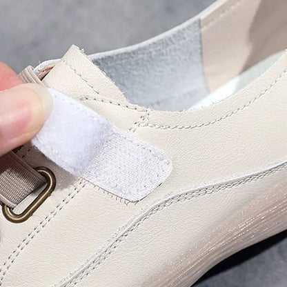 Genuine Leather Slip On Women Flats Moccasins Women's Loafers Spring Autumn Ladies Shoes Casual Shoes For Woman Sneakers WSH4