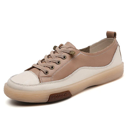 Genuine Leather Slip On Women Flats Moccasins Women's Loafers Spring Autumn Ladies Shoes Casual Shoes For Woman Sneakers WSH4