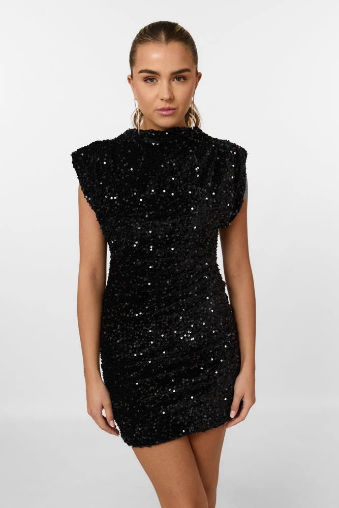 Iris | Women’s Glitzy Sequin Glam Mini Dress