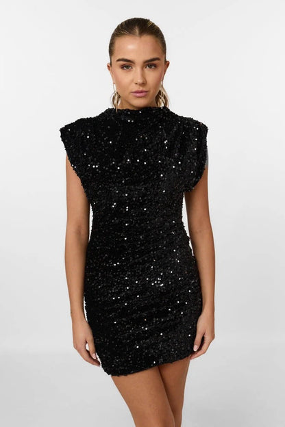 Iris | Women’s Glitzy Sequin Glam Mini Dress