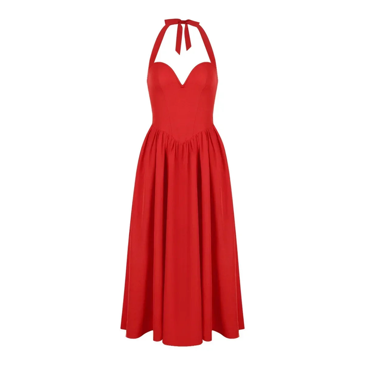 Elegant Fit and Flare Casual Sexy Party Dress