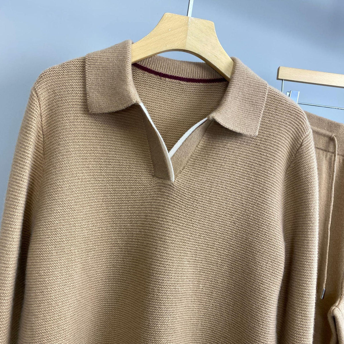 Women’s Real Cashmere Sweater and Pants Lounge Set
