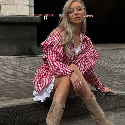 Classic Oversized Drop Shoulder Shirt For Women