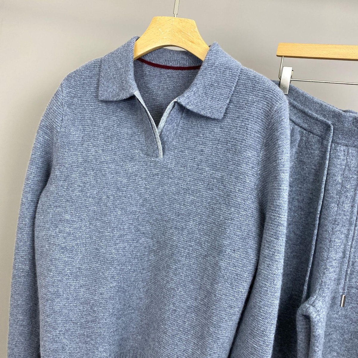 Women’s Real Cashmere Sweater and Pants Lounge Set