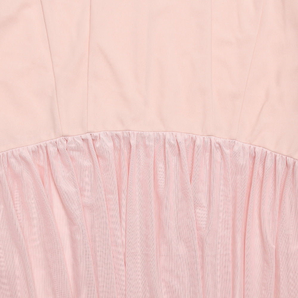 Off Shoulder Ruched Folded Bandage Maxi Dress