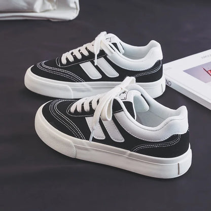 Outdoor Runners Jogging Sneaker Women Canvas Casual Walking Shoes Autumn Fashion Flat Without Heel Spring Girls Tennis Traine