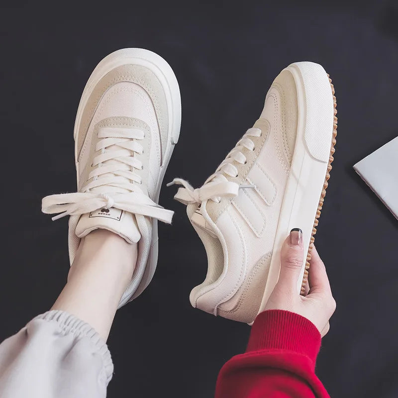 Outdoor Runners Jogging Sneaker Women Canvas Casual Walking Shoes Autumn Fashion Flat Without Heel Spring Girls Tennis Traine