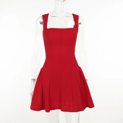 Wine Red Off Shoulder Party Dress with Pleated Detail