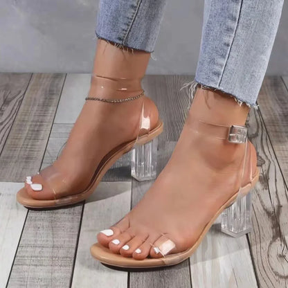 Korean Pointed Fashion Apricot Black Color Block Elegant Low Heel Pumps
