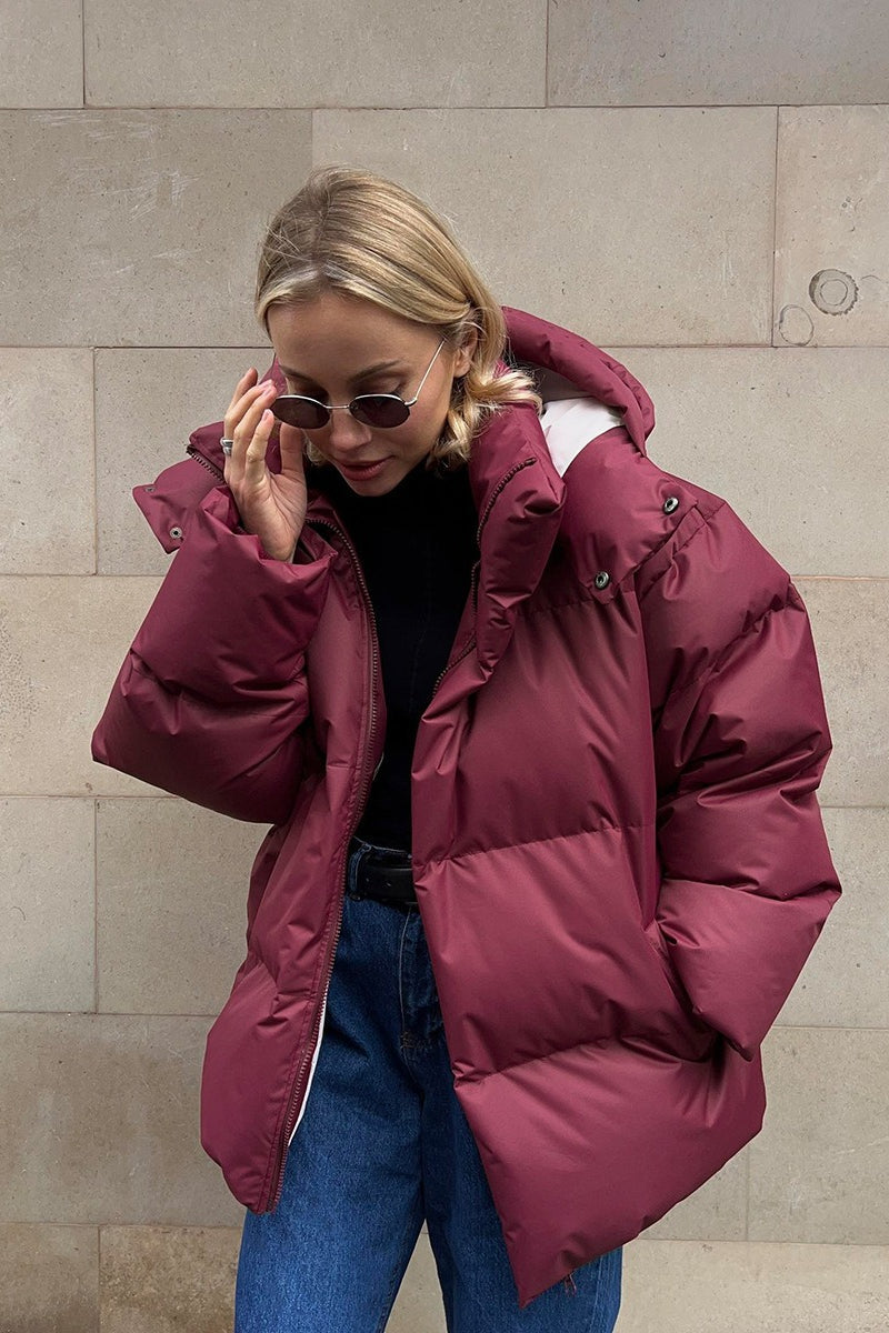 Relaxed Fit Quilted Longline Coat