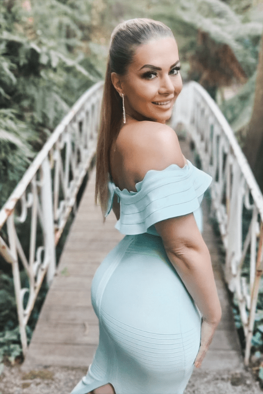 Violet Purple Off Shoulder Ruffle Flounce Bandage Bodycon Midi Dress
