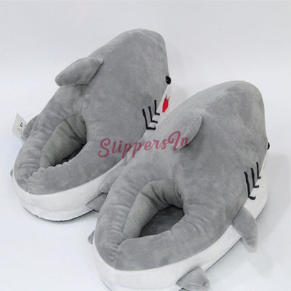 Animal Shark Slippers for Adults Warm House Shoes