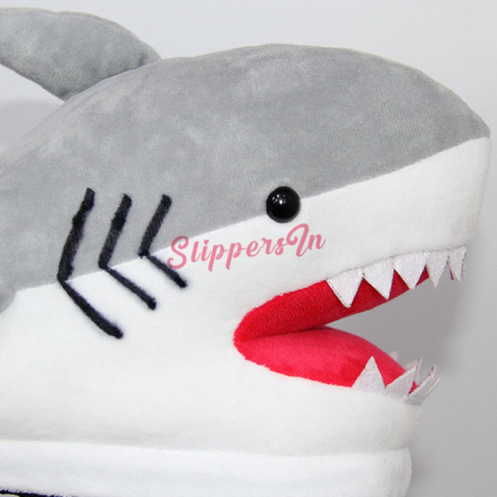 Animal Shark Slippers for Adults Warm House Shoes