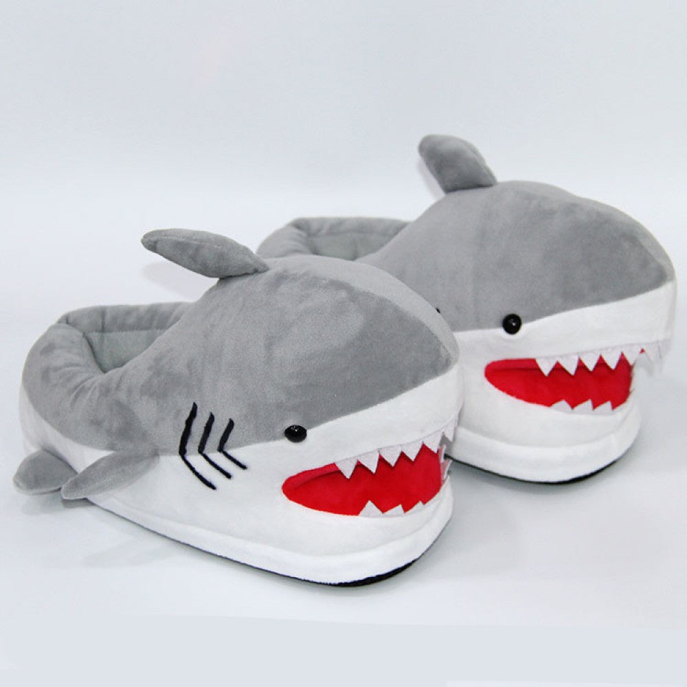 Animal Shark Slippers for Adults Warm House Shoes