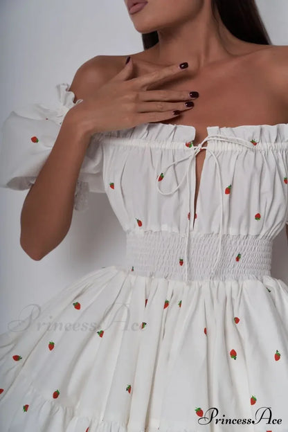 Elara Puff Stylish Sleeve Mini Dress