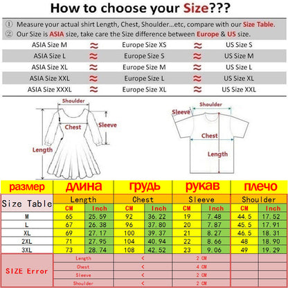 Anime Cartoon Print Grunge Loose Steampunk Goth Punk Short Sleeve Shirt T-shirt Top Summer Causal E-Girl Kawaii Korean Japanese Harajuku Streetwear