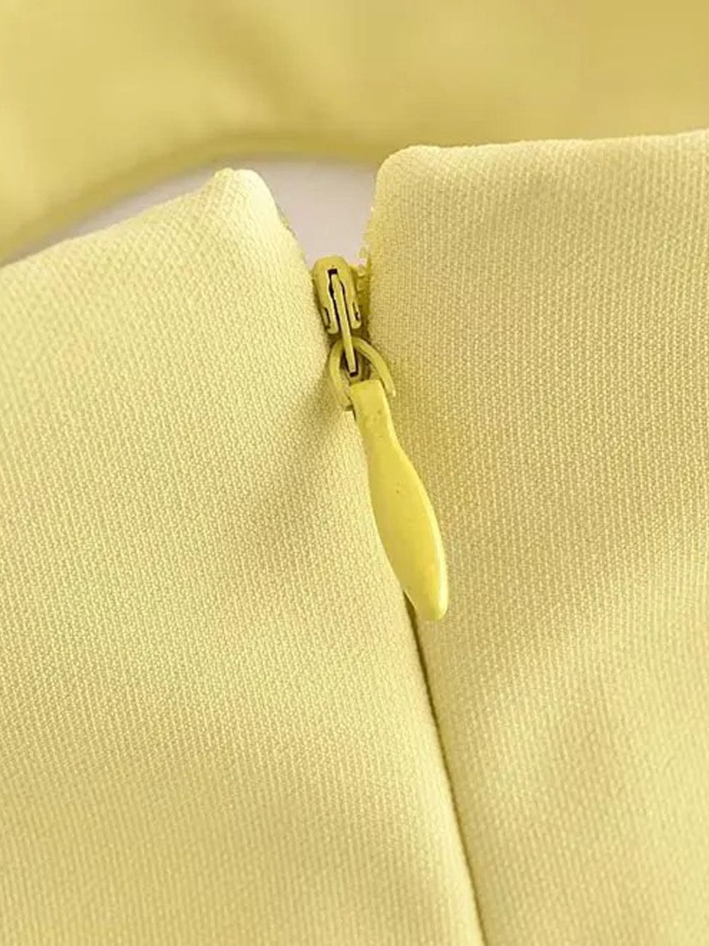 Yellow Faux Leather Strapless Sweetheart Bustier Cut Out Panel Mini Dress